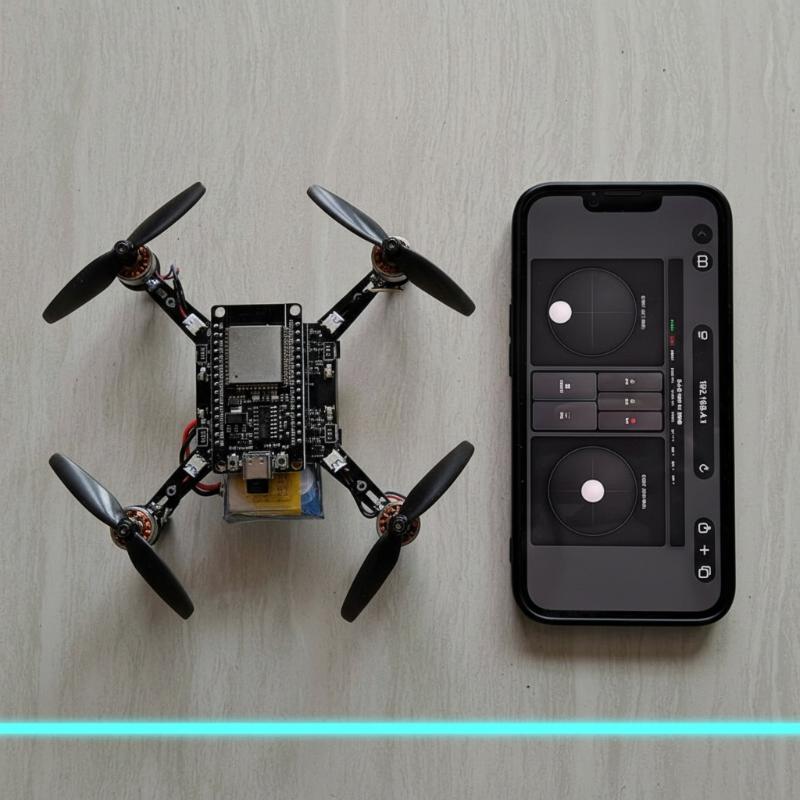 E1 ESP32 Open‑Source Mini Dron - Drone Kit Parts Included recension och pris