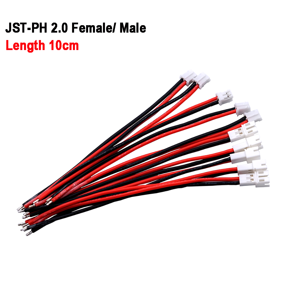 10cm 24AWG Tiny Whoop JST-PH 2 - Drone Kit Vtol recension och pris